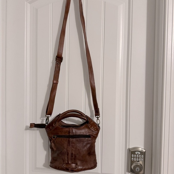 Beautiful Delilah style Bed Stu teak brown crossbody handbag used once - Picture 2 of 8